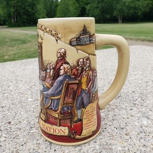 Miller High Life Stein 1855  Patriotic Birth of A